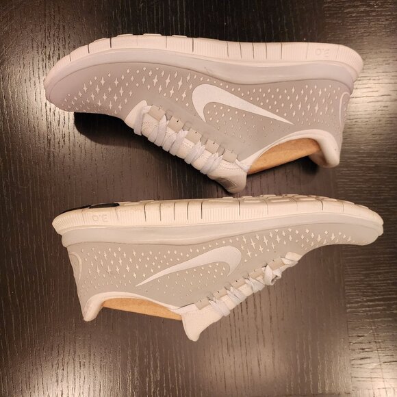 Mens Nike Free 5.0 Gray/White Athletic Comfort Shoes Sz. 9US (W Sz. 11M) - Picture 7 of 13